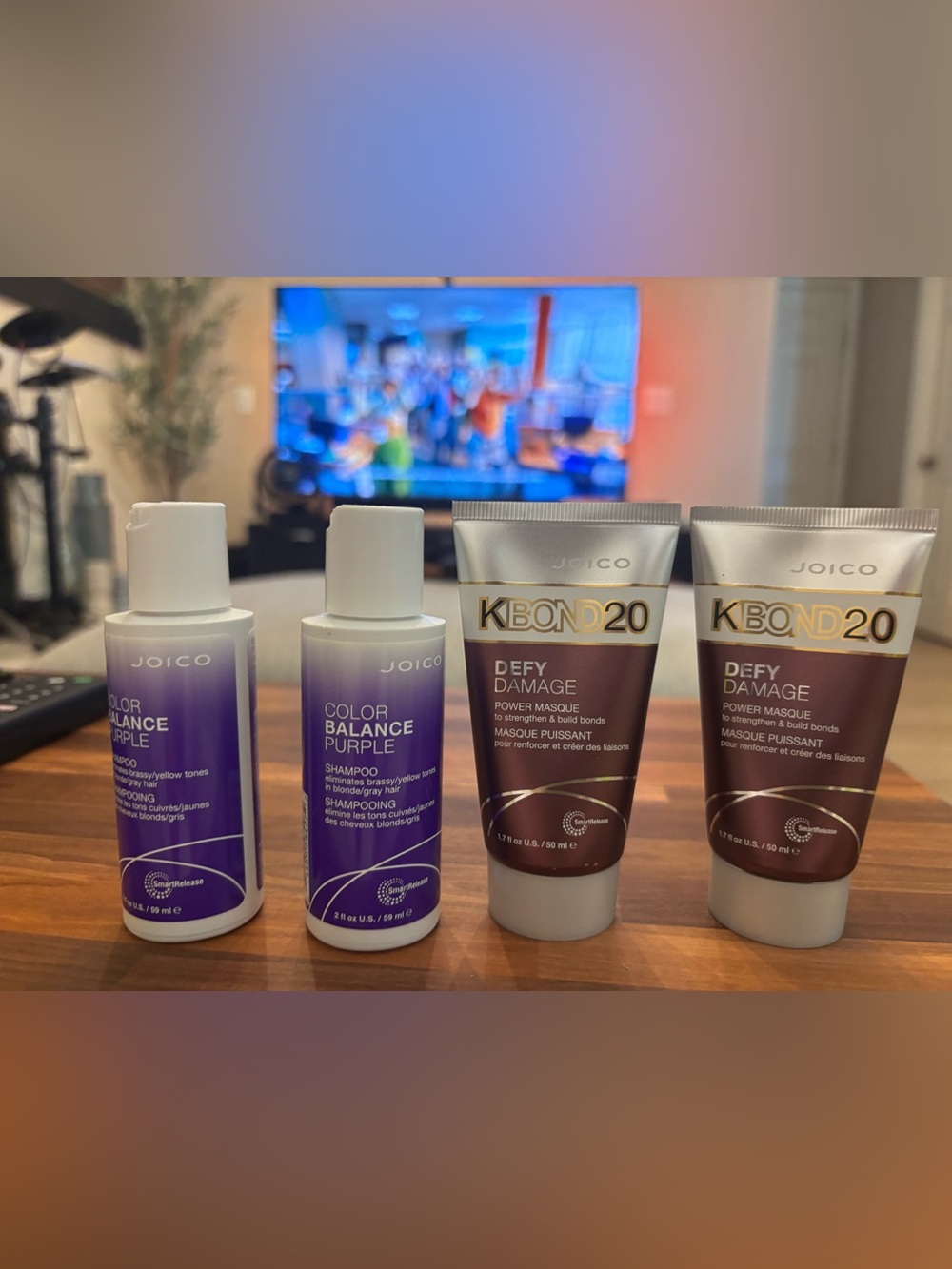 5 items x $25 Joico purple Shampoo & hair mask NEW Travel size